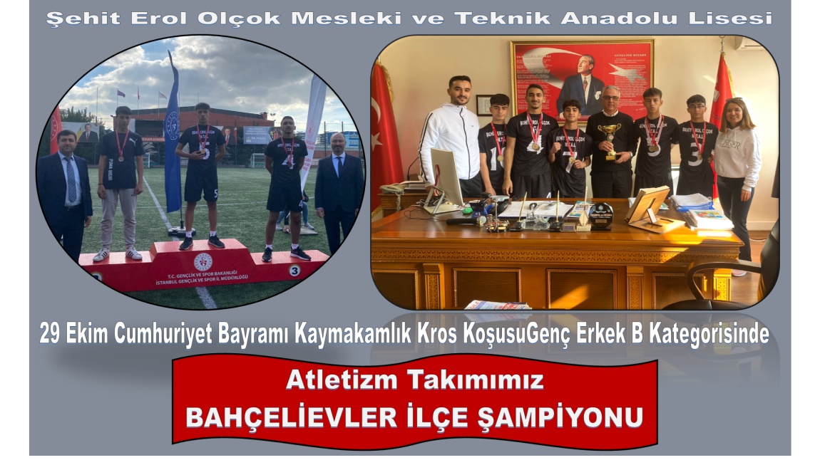 İLÇE ŞAMPİYONU OLAN ATLETİZM TAKIMIMIZI TEBRİK EDİYORUZ